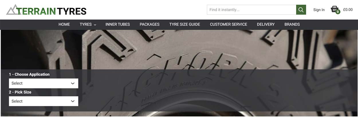 Search by Size-Terrain Tyres