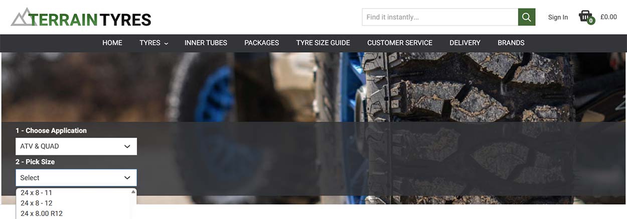 Search by Size Results-Terrain Tyres