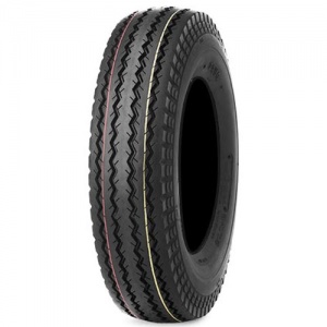 4.10/3.50-6 Duro HF215 Zig-Zag Tyre & Tube (4PLY)
